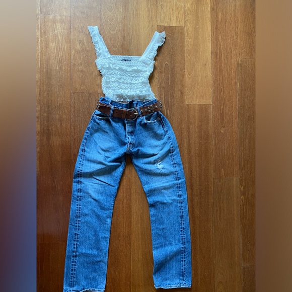 Vintage linea pelle leather stud belt . Y2k 2000 - Picture 8 of 8